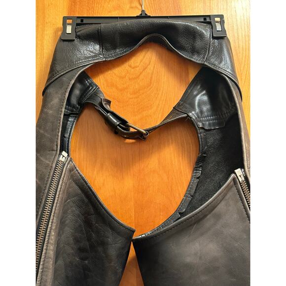 California creations leather chaps size small made in USA - Picture 2 of 15